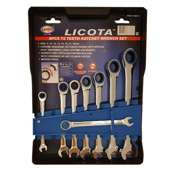 مجموعه 8 عددی آچار لیکوتا مدل ARW-11MK11